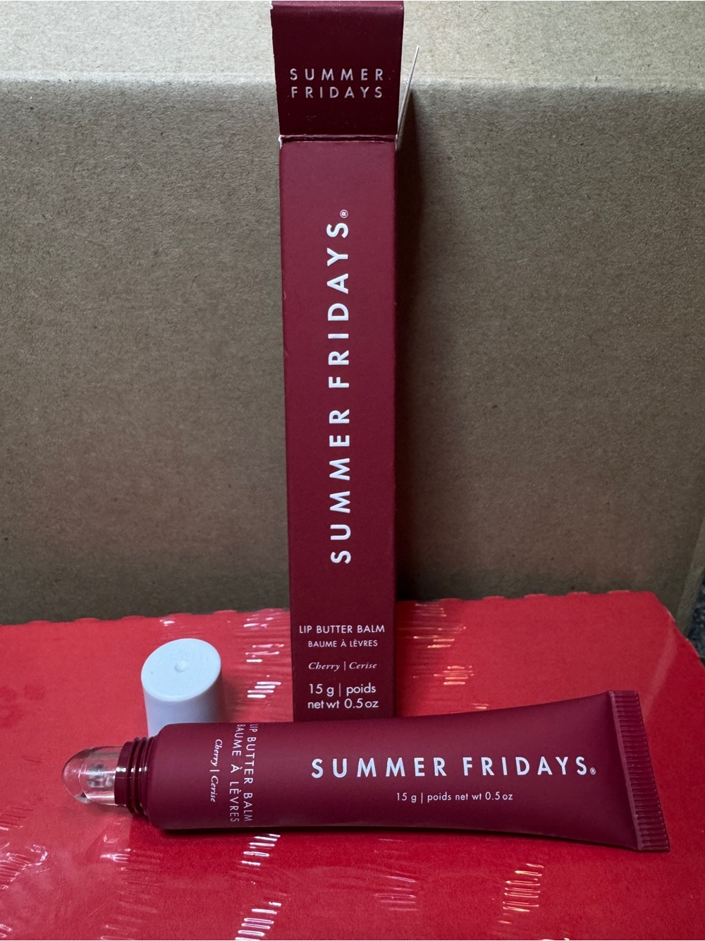Summer Fridays Lip Butter Balm - Deep Cherry